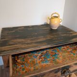 Console en bois massif