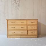 Commode en rotin