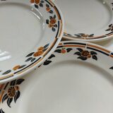 8 Badonviller “Modern” plates