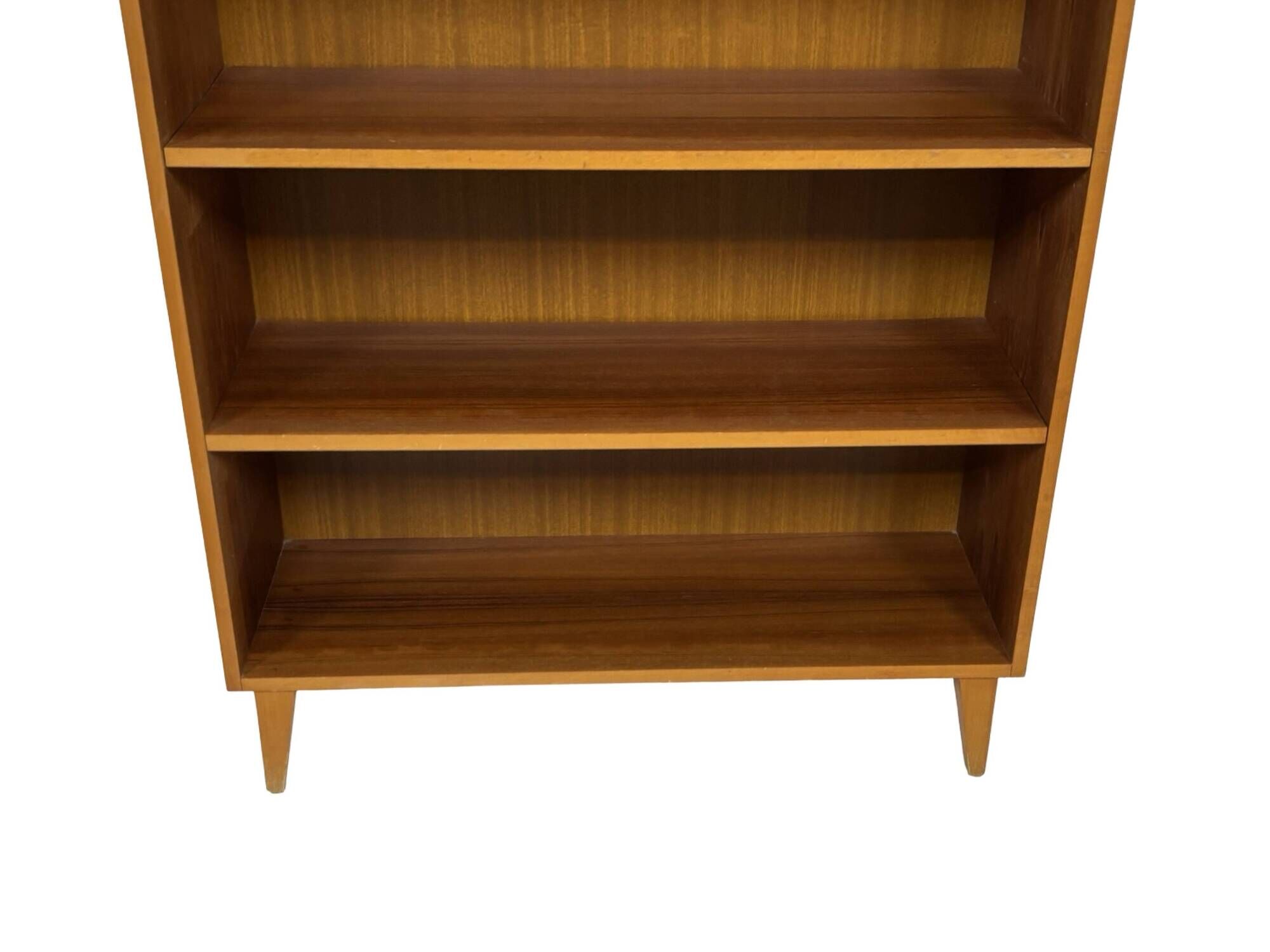 Vintage large teak bookcase Danish design from the 60s