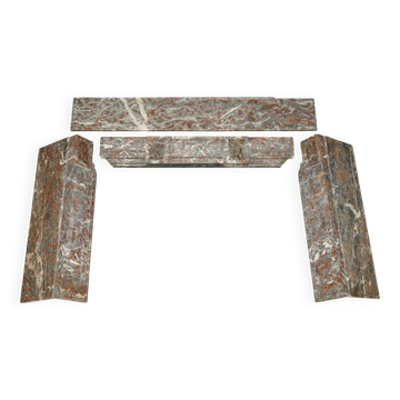 Antique marble fireplace in Saint Remy, Louis XVI style.