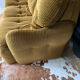 3-seater velvet sofa bed