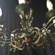 Wrought iron chandelier 1940