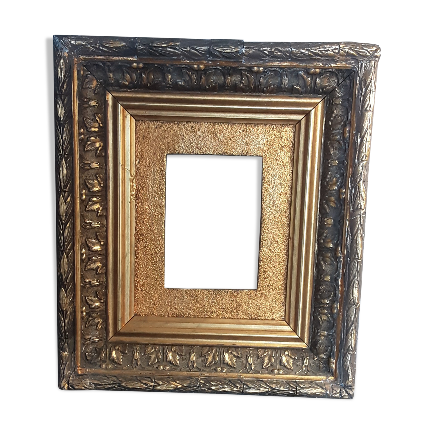 Wood frame and old plaster