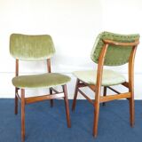 Pair of Scandinavian chairs, 50s