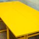 Yellow Lacquered Mcguire Console With Flip-Top Surface – San Francisco, 197