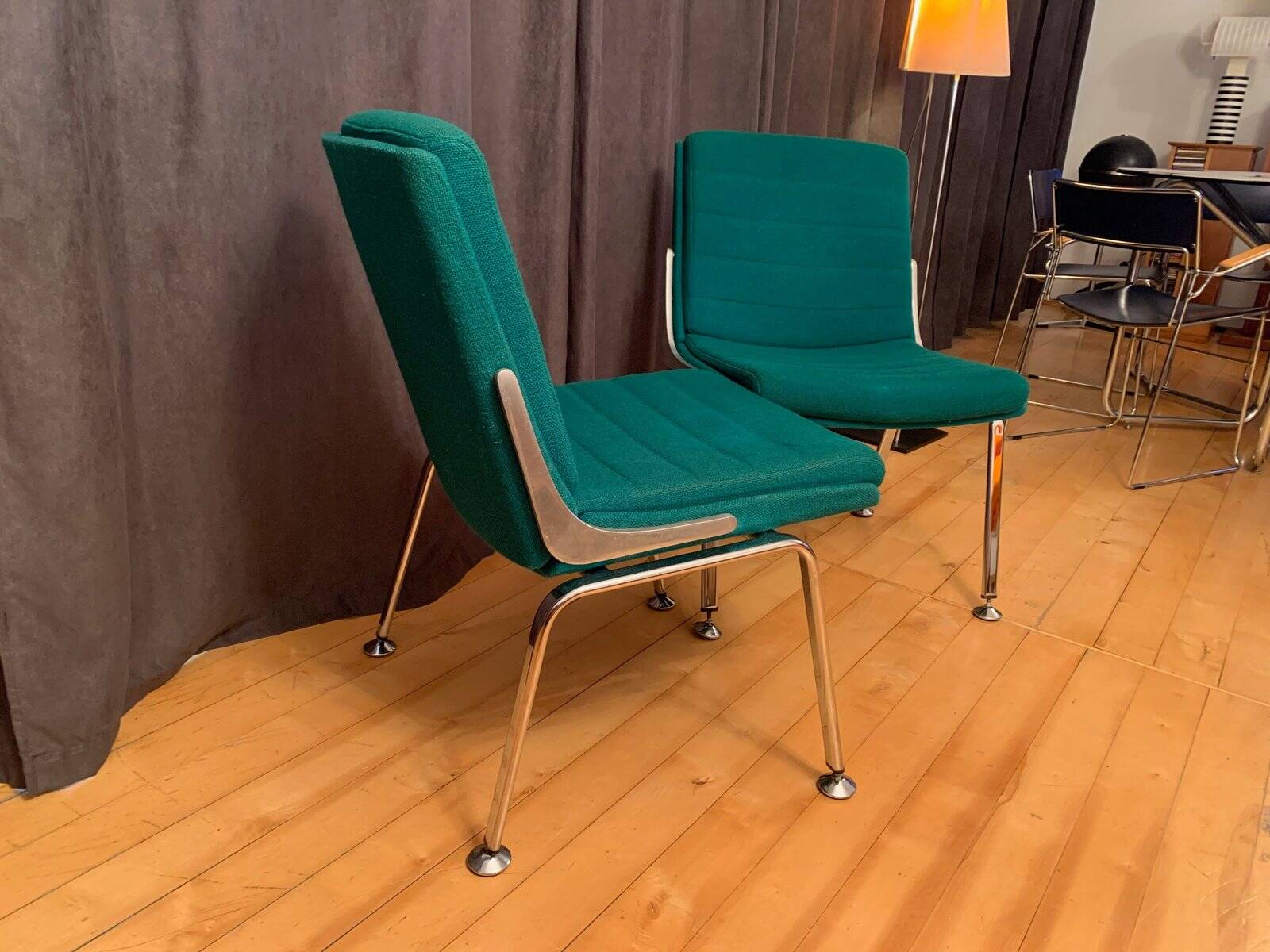 Set of vintage German Drabert chairs, 1970s