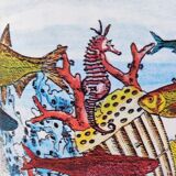 1990s Gorgeous "Aquarium" Floor Lamp by Piero Fornasetti for Antonangeli