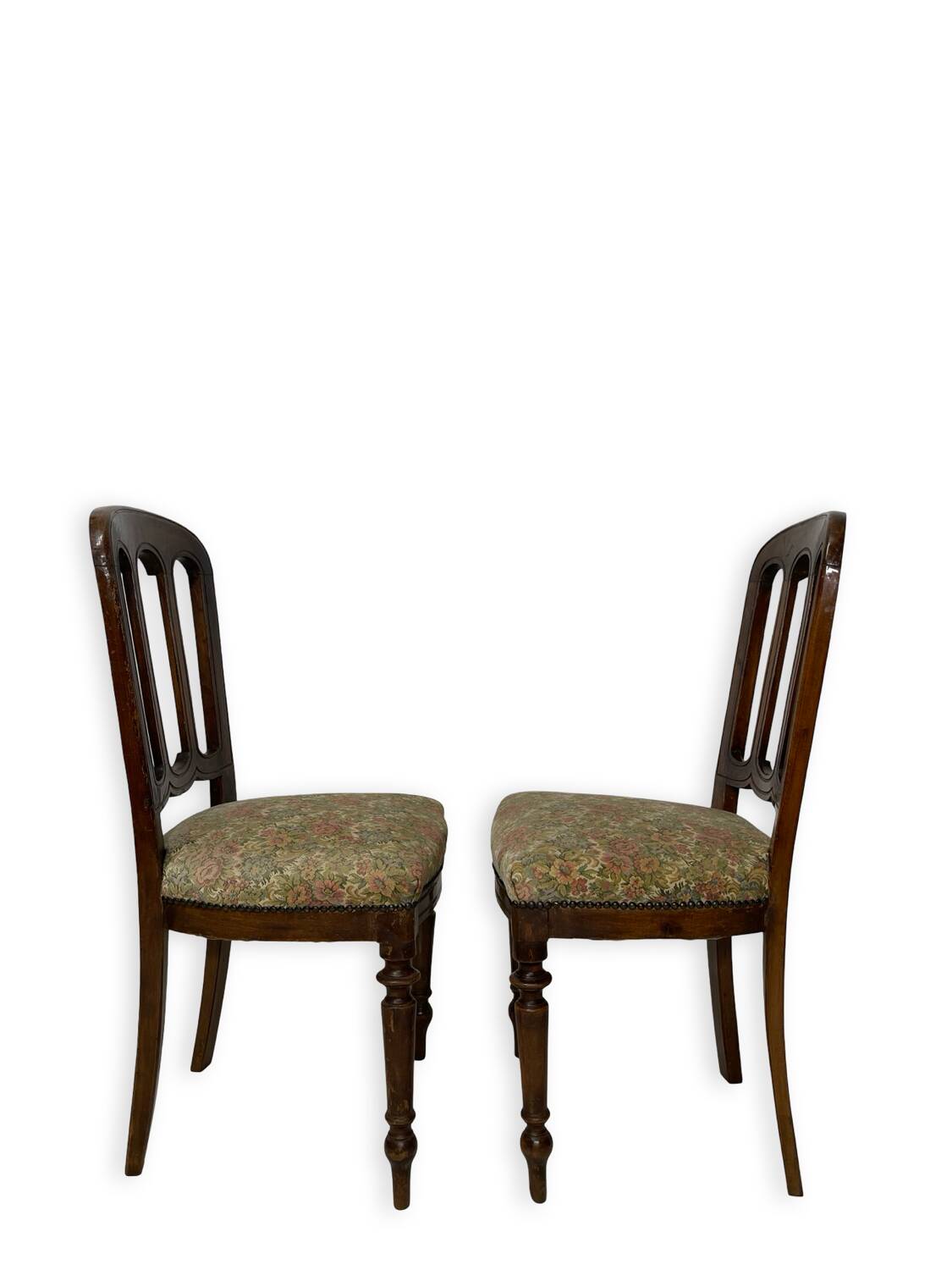 Ensemble de quatre chaises de style Umbertine