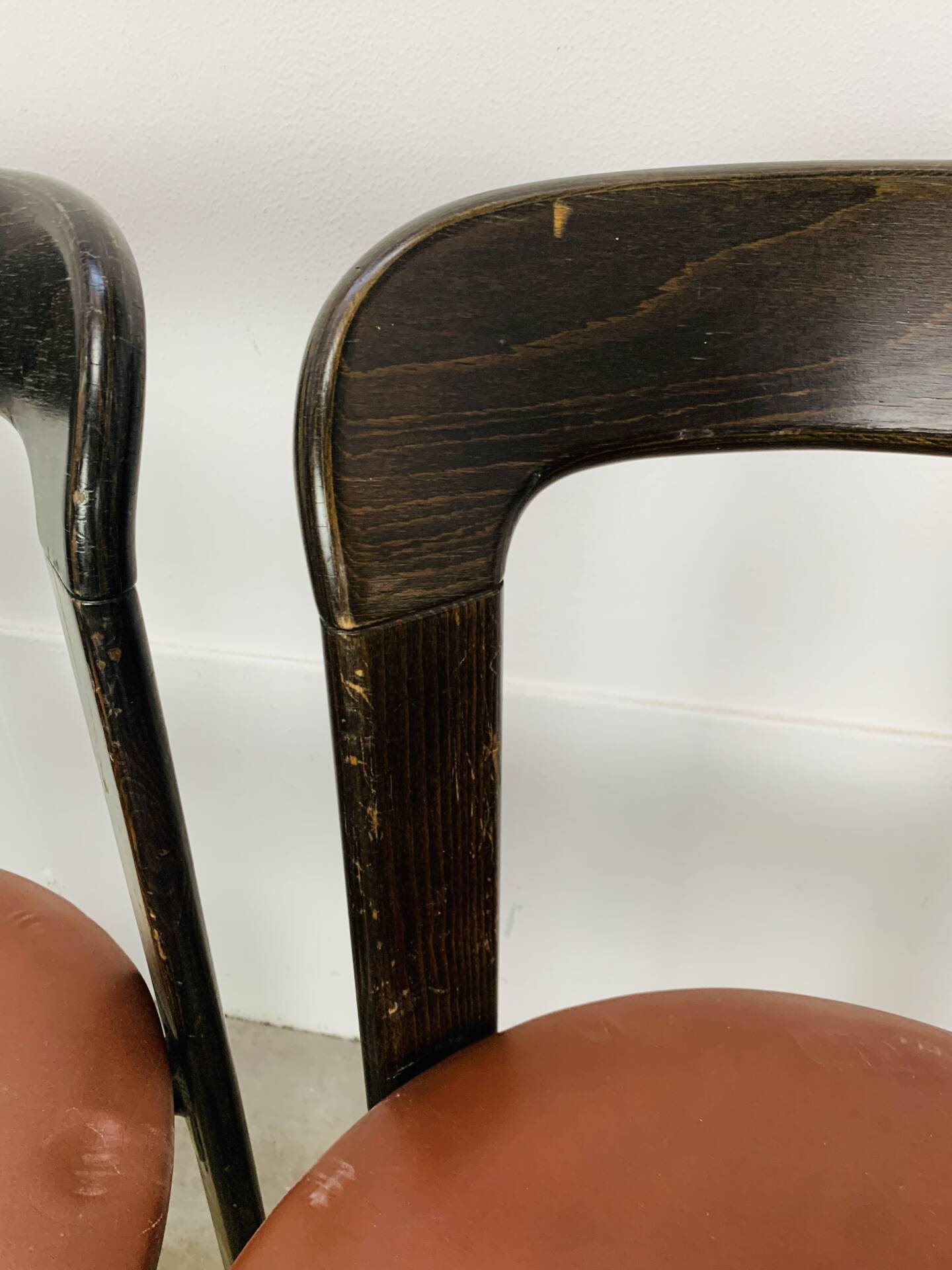 4 Bruno Rey chairs for Dietiker, workshop "Chair from Stein am Rhein"