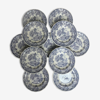 Cottage plates, Luneville