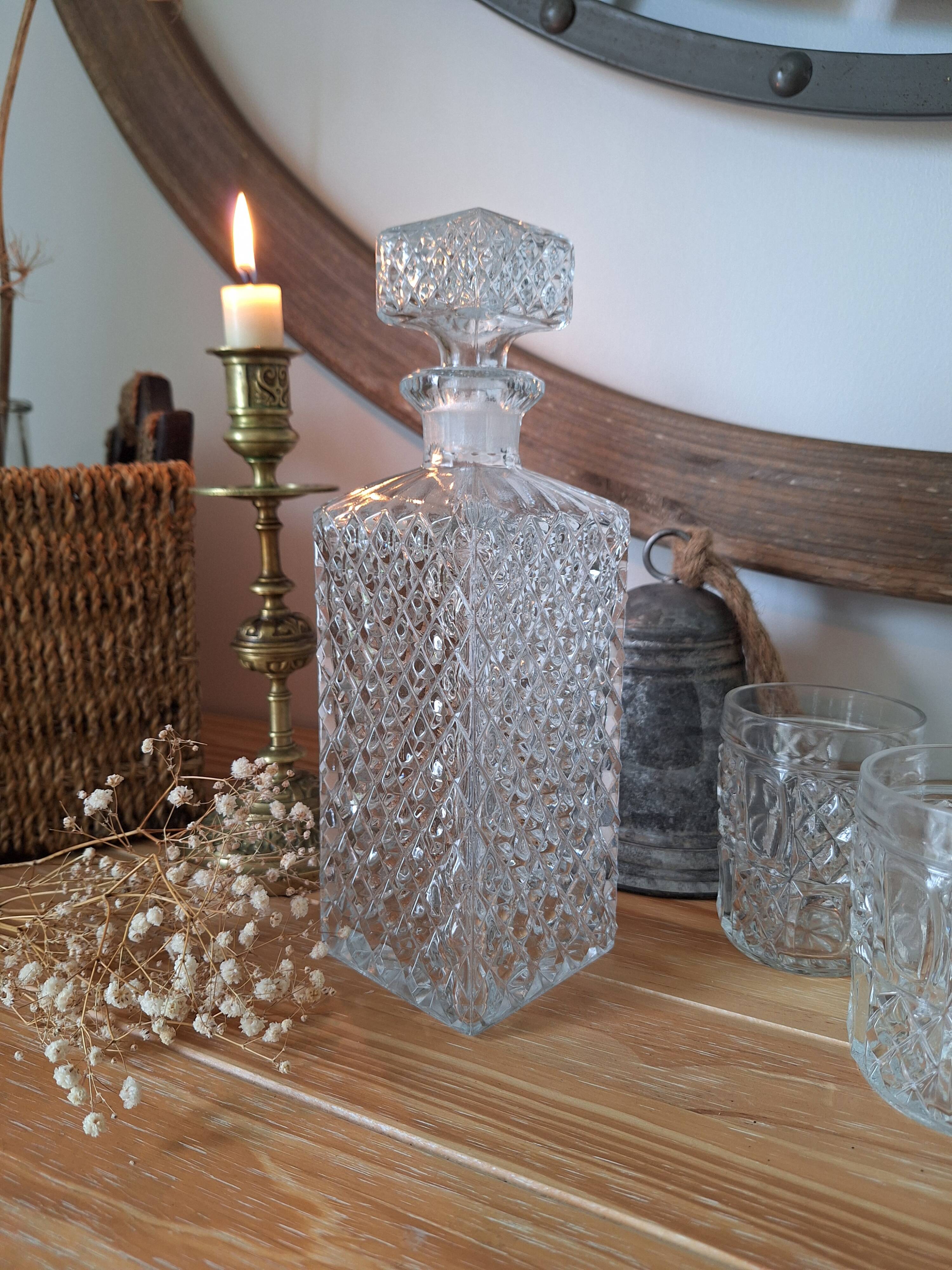 Vintage whiskey decanter