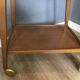 Mid-Century Bar Cart / Serving Trolley — Solid Wood, 1960s