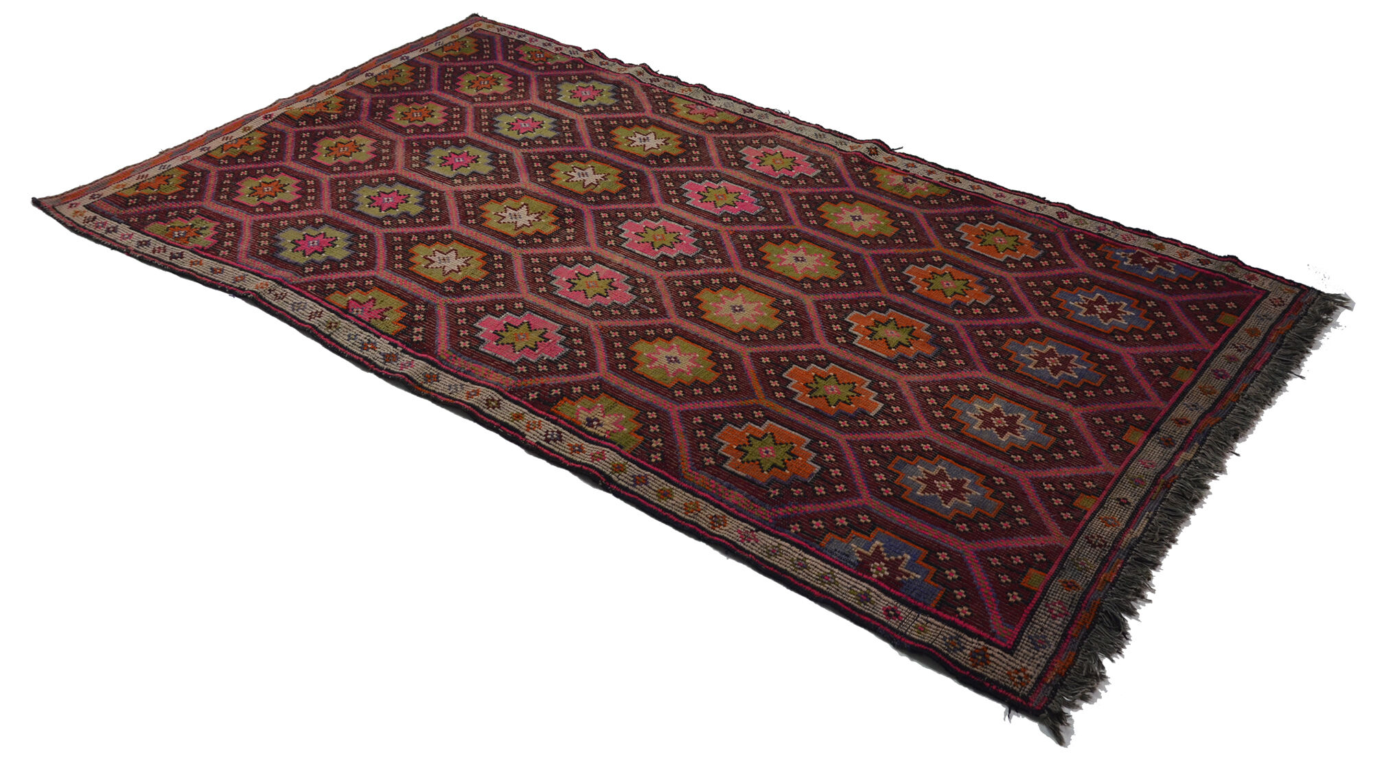 Anatolian handmade kilim rug 300 cm x 167 cm