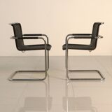 Set of 4 "D41" chairs by Jean Prouvé for Tecta 80's