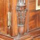 Monumental antique buffet in rosewood Regency with Italian marble.