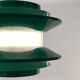 Pendant light "Trava" green version by Carl Thore for Granhaga Metallindustri. Sweden 1970s