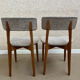Pair of Scandinavian loop chairs