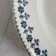 Set of 2 deep plates, ironstone LG Barreau.