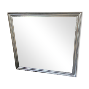 Miroir ancien couleur argent