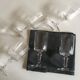 series of 5 early 20th crystal water glasses