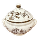 Soup tureen / Vegetable dish in earthenware - Sarreguemines - 1940s/50s