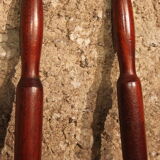 Old pair of oar in solid mahogany