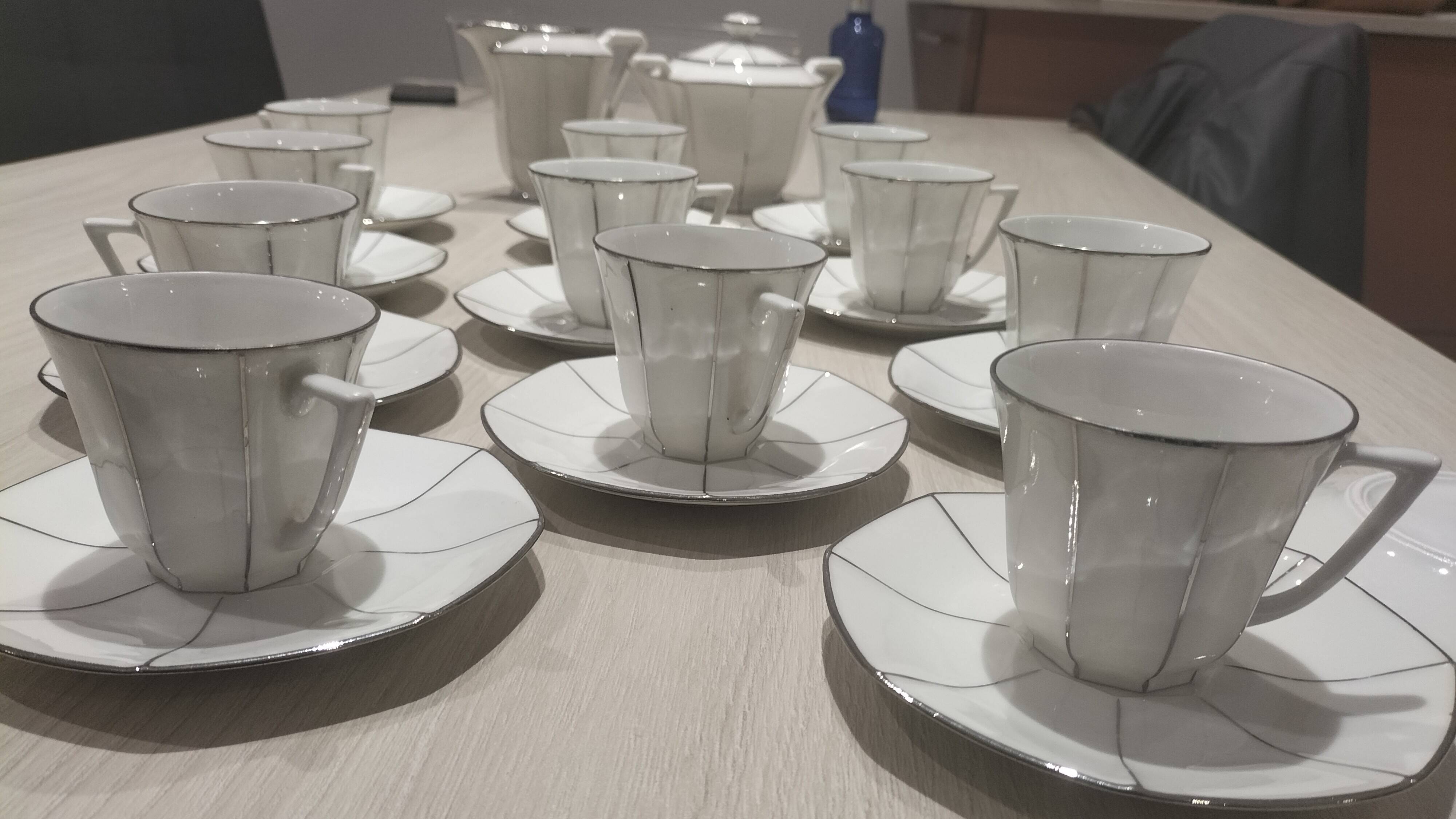 Art Deco coffee service Lourioux Foecy