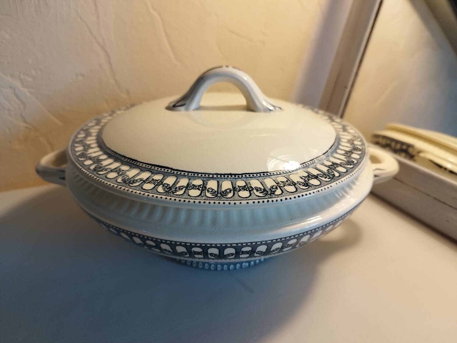 Soup tureen Salins Terre de Fer