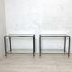 Pair of Jansen Vintage 1970s console tables or side tables