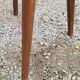 Pair of 50's Scandinavian style mahogany chairs