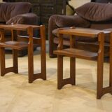 Pair of bedside tables by Guillerme and Chambron for "Votre Maison" 1960s