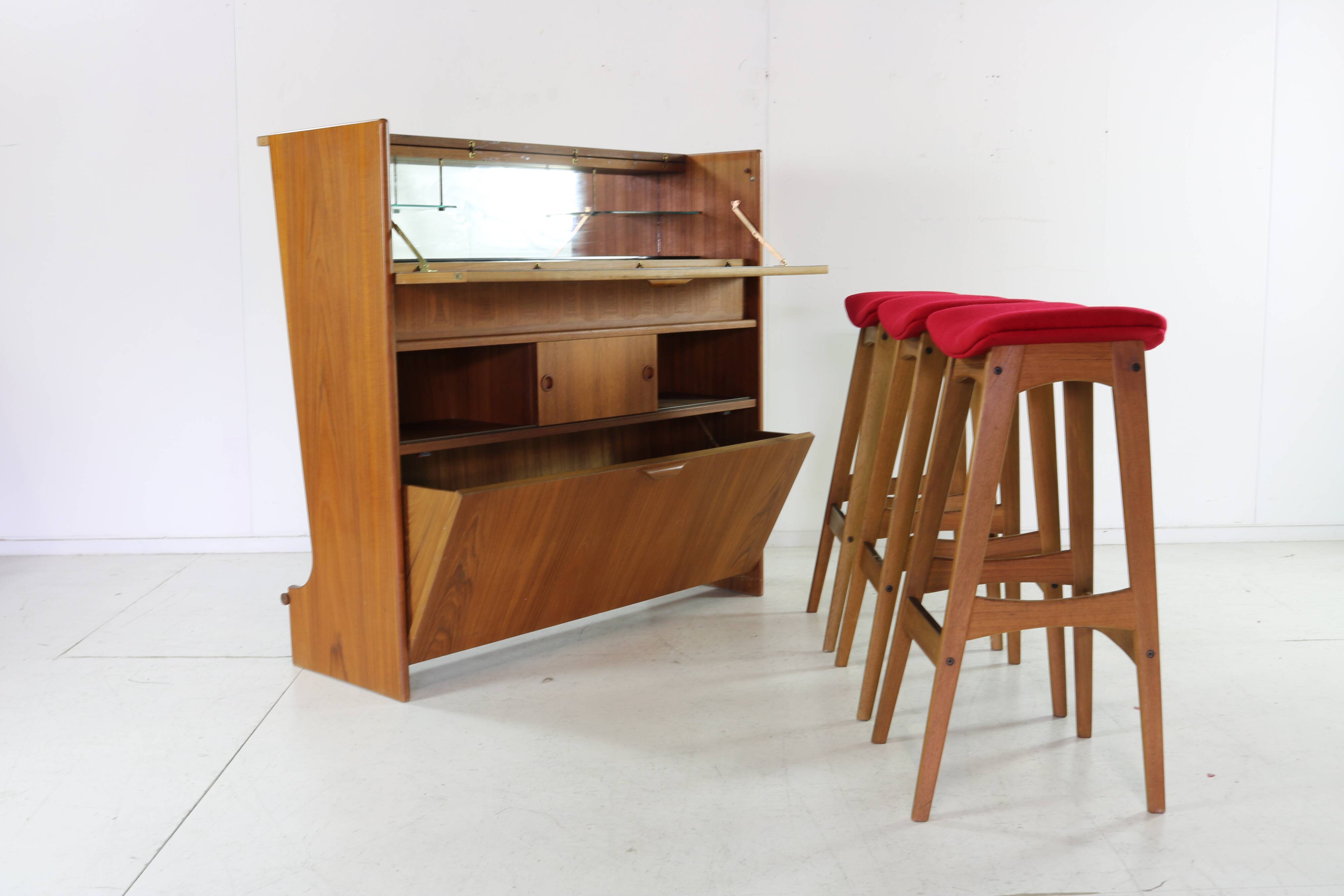 Set de bar sec design danois par Johannes Andersen pour Skaaning & Søn