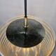 Pendant glass lamp by Peill & Putzler 1970s
