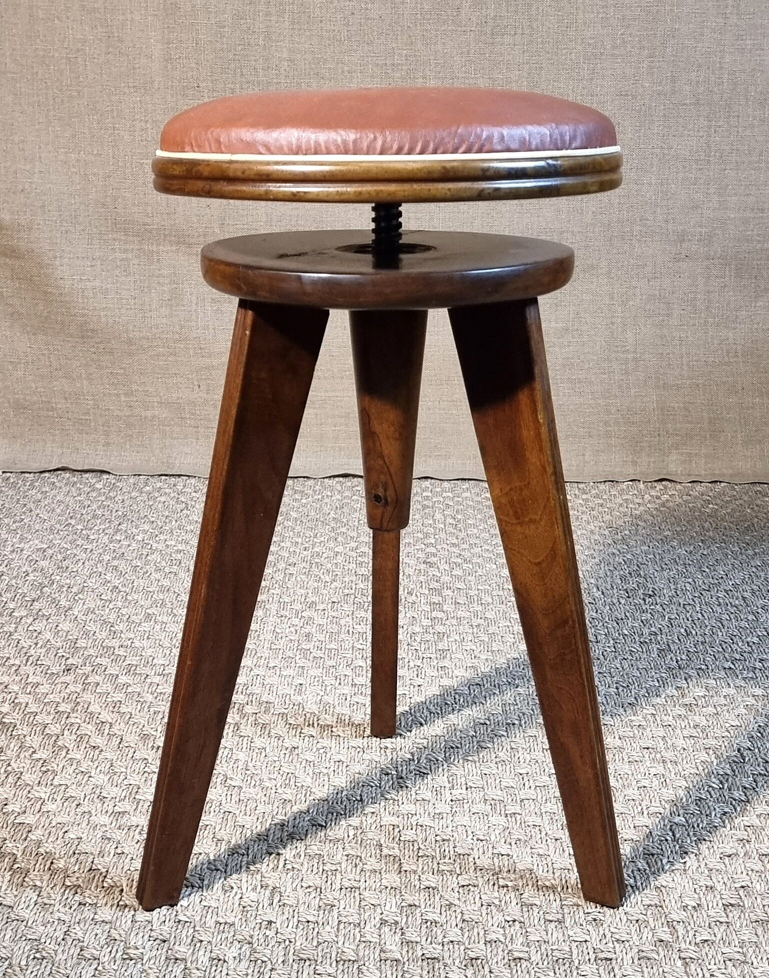 Piano stool tripod 60s