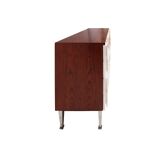 Italian Sideboard in Solid Wood with Steel Legs