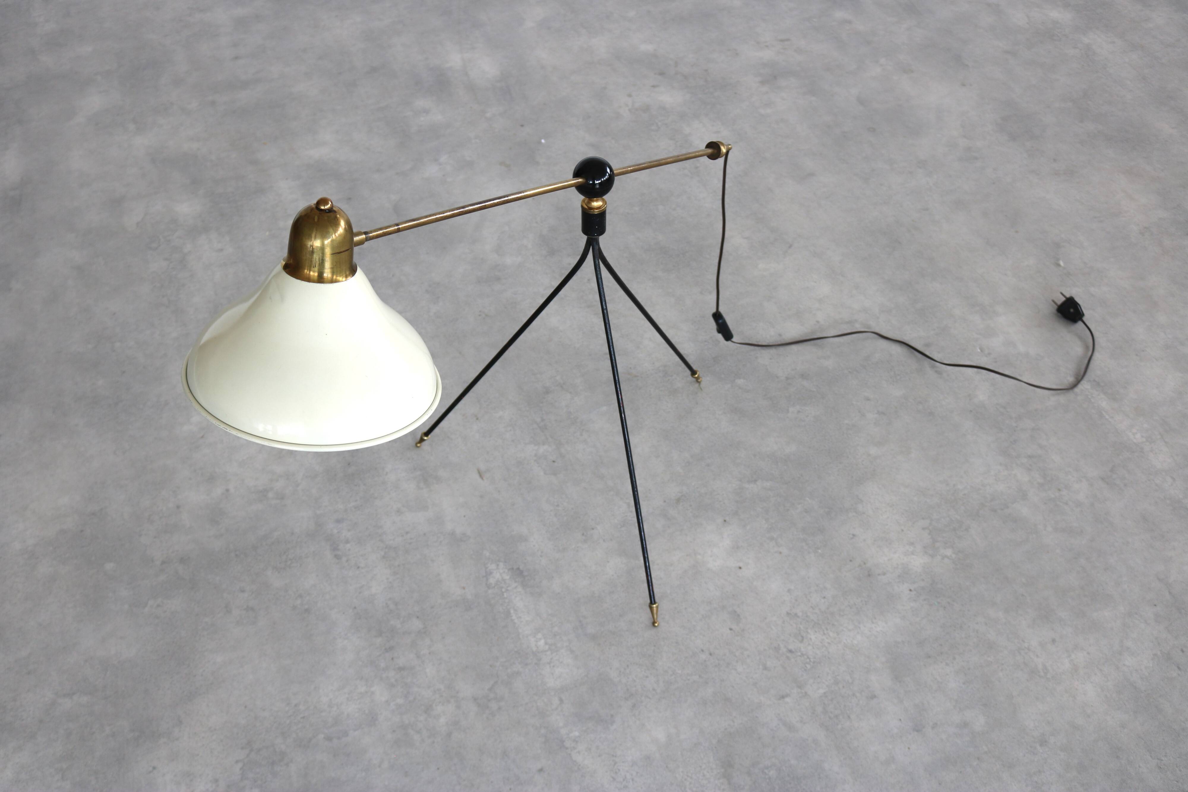 vintage floor lamp | lamp | brass | 1960s