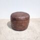 Pouf cuir en parchwork
