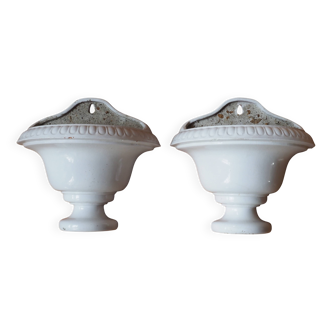 Cache-pots muraux Médicis en céramique