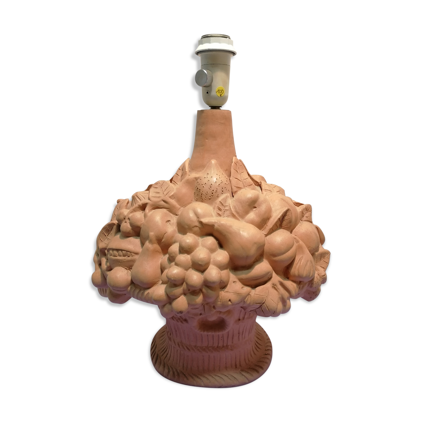 Terracotta fruit lamp 1970