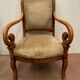 Paire de fauteuils de style Empire en hetre teinté xx siècle