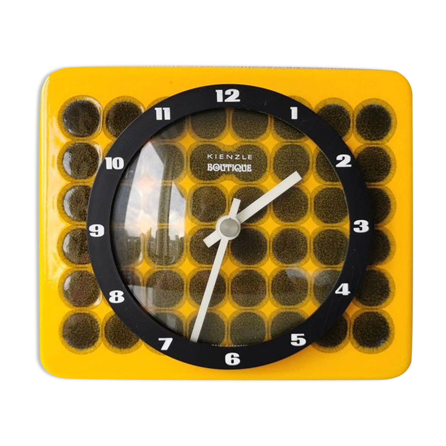 Vintage Ceramic wall clock Kienzle, 1970