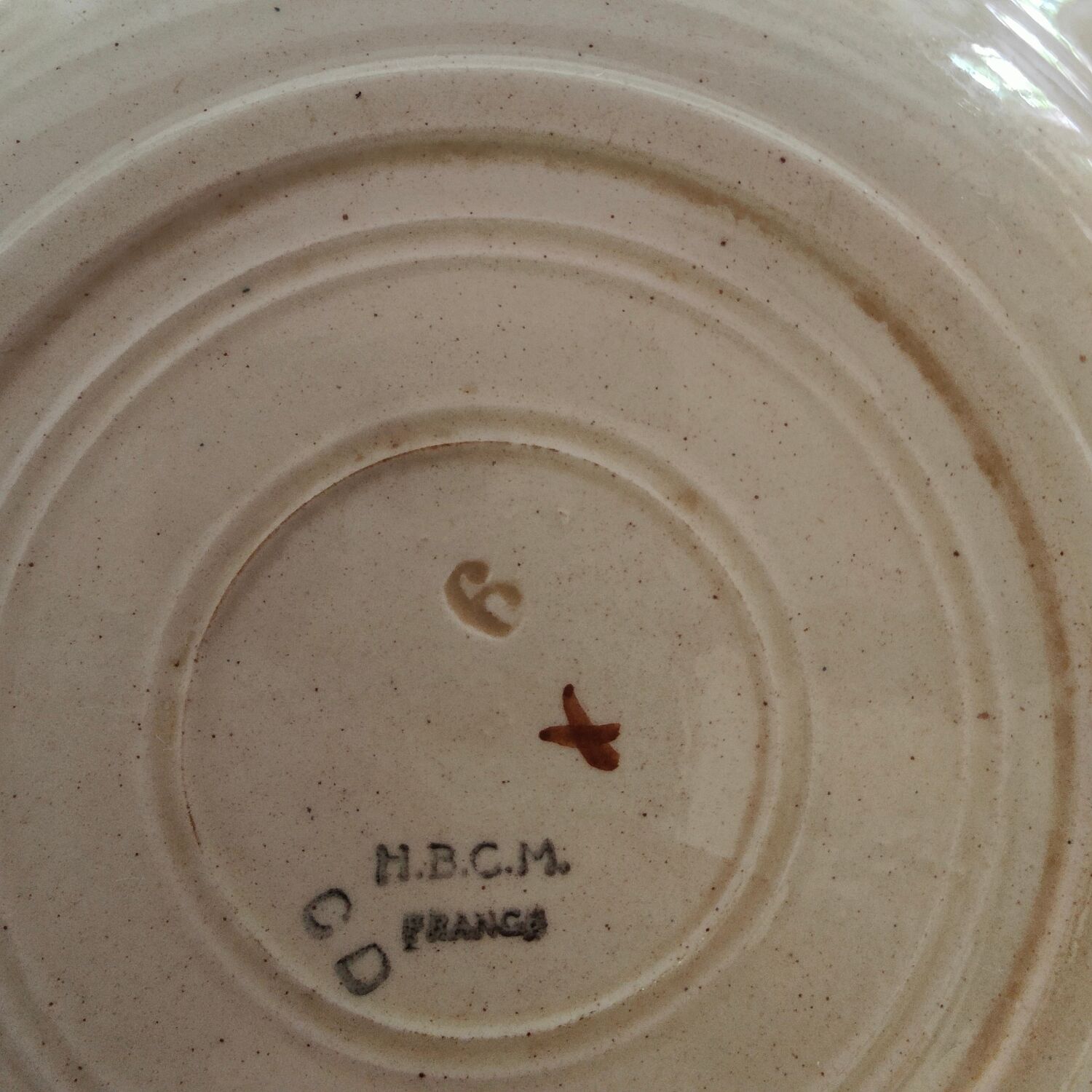 Creil Montereau hollow plates