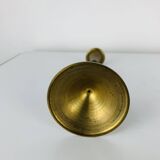 Scandinavian brass candle holder, 1960s