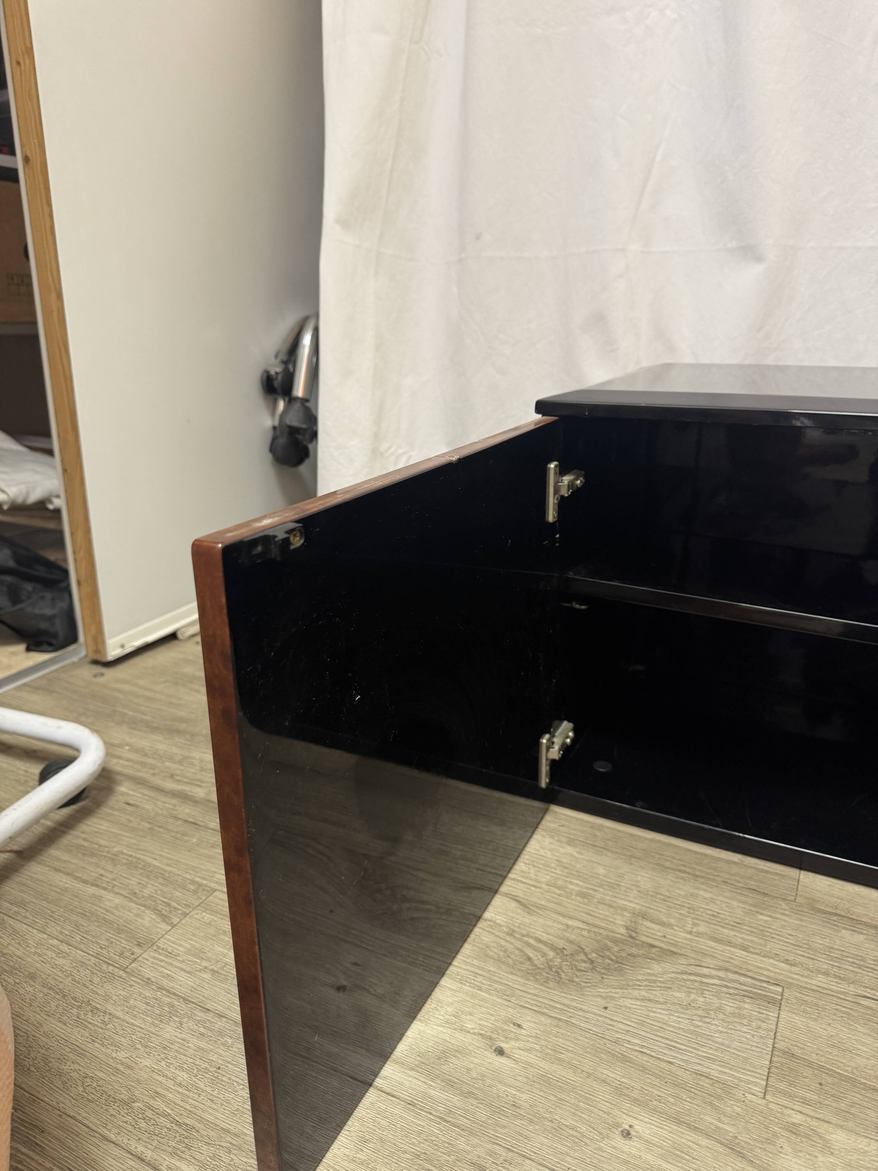 Vintage 70s Paul Michel elm burl chest of drawers