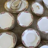 66-piece Limoges porcelain service, mid-20th century