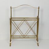 Brass magazine rack