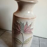 Large vase in fatty lava signed SCHEURICH