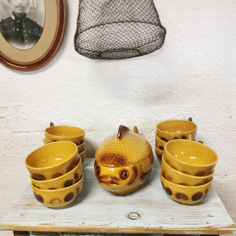 Fish soup service by Kil Keramik - 70s