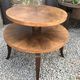 Round dessert table with 2 tiers